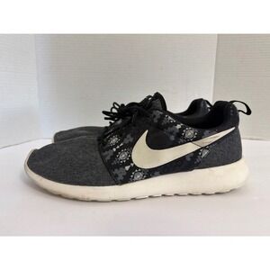 Nike Roshe One Print Black White Geometric Tribal Mens 11.5 655206-018